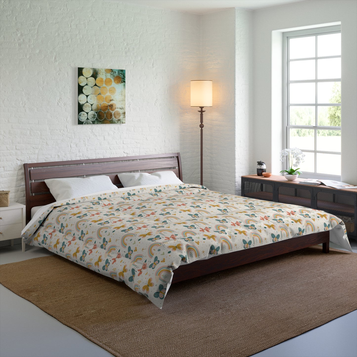 Whispering Wings & Rainbows Comforter