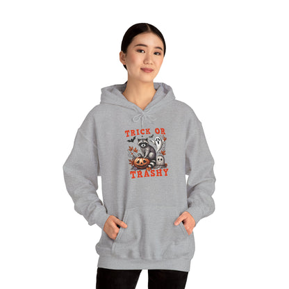 Trick or Trashy Racoon Heavy Blend™ Hooded Sweatshirt