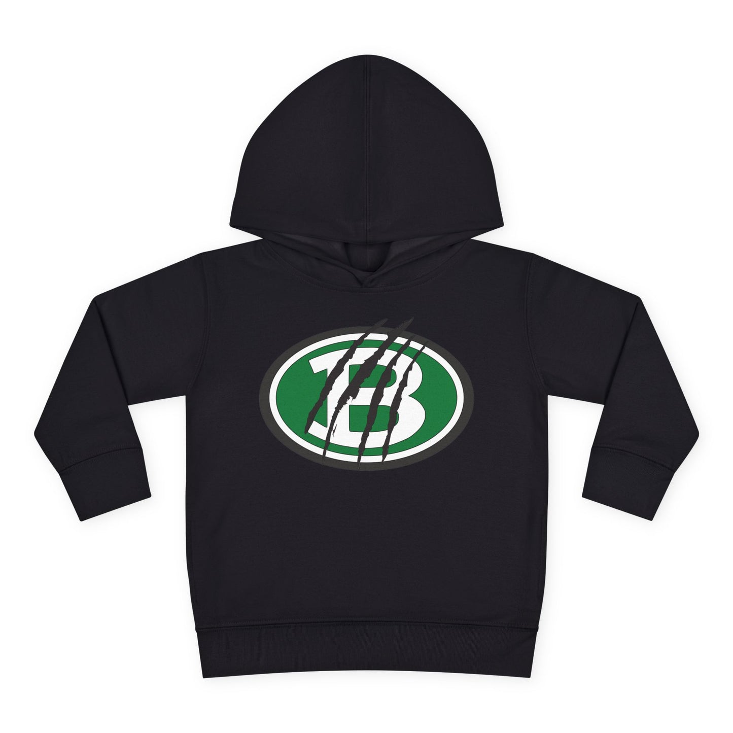 Brenham ISD Logo w/Claw Marks Toddler Hoodie