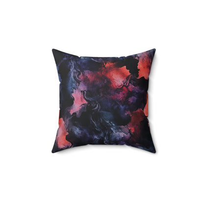 Dark Fantasy Watercolor Throw Pillow