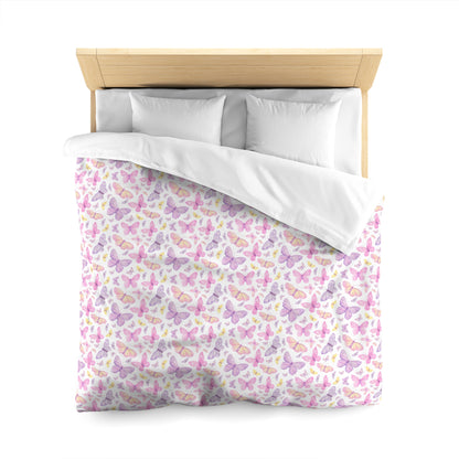 Pastel Butterfly Dreams Duvet Bedding Set