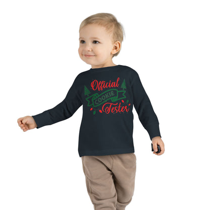 Official Cookie Tester Toddler Long Sleeve Tee