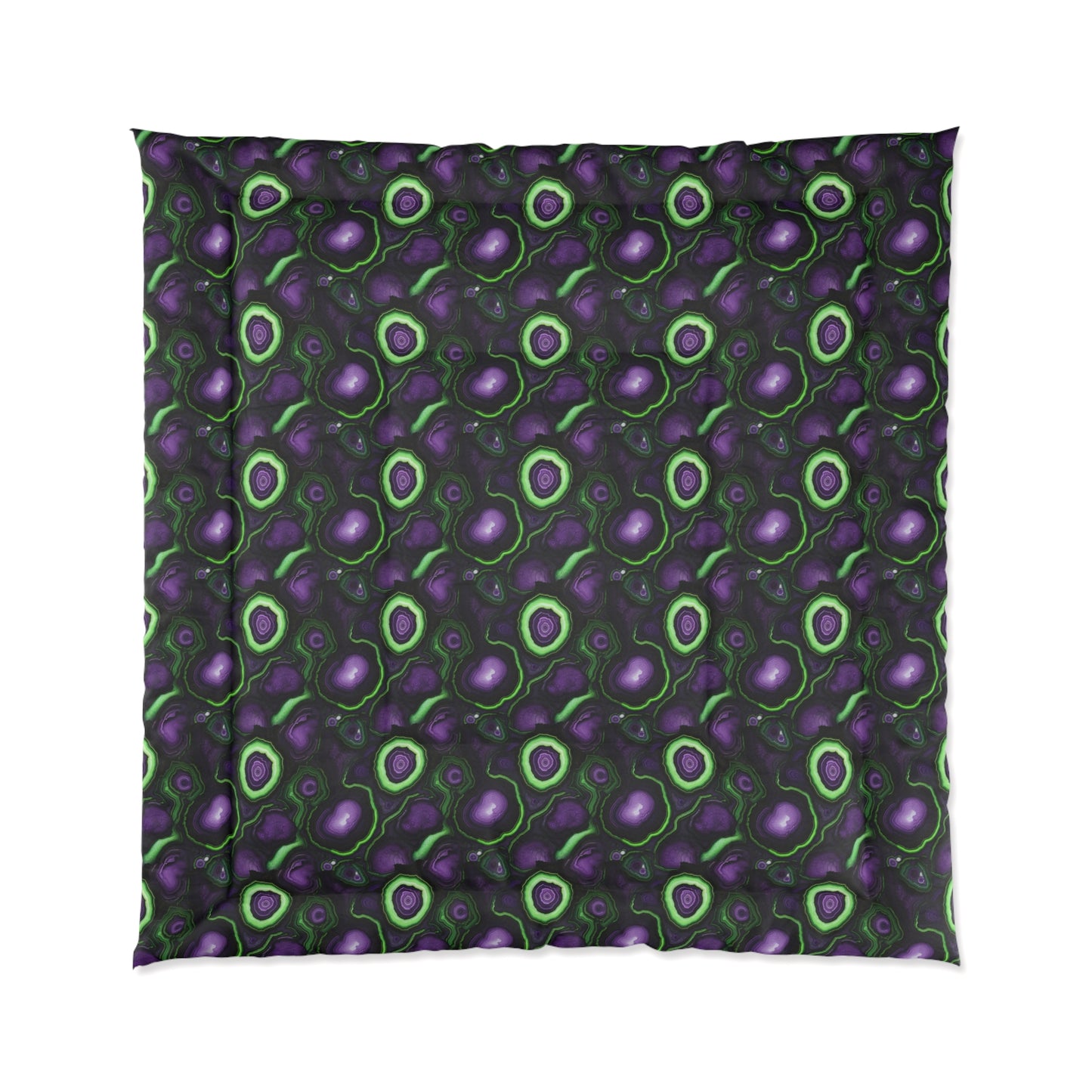Amethyst & Lime Fracture Comforter