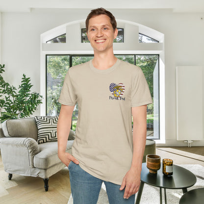 Proud Dad of US  Marine Daughter Adult T-shirt