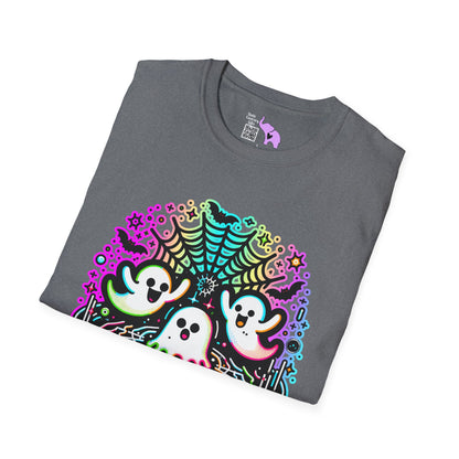 Neon Boo Adult T-shirt