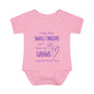 I May Have Small Fingers But I Have My GRAMS Wrapped around them Infant Baby Rib Bodysuit