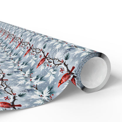 Cardinals in the Snow Wrapping Paper