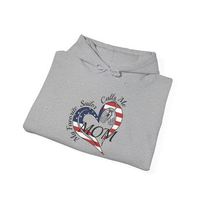My Favorite Sailor Calls Me Mom Heavy Blend™ Hooded Sweatshirt