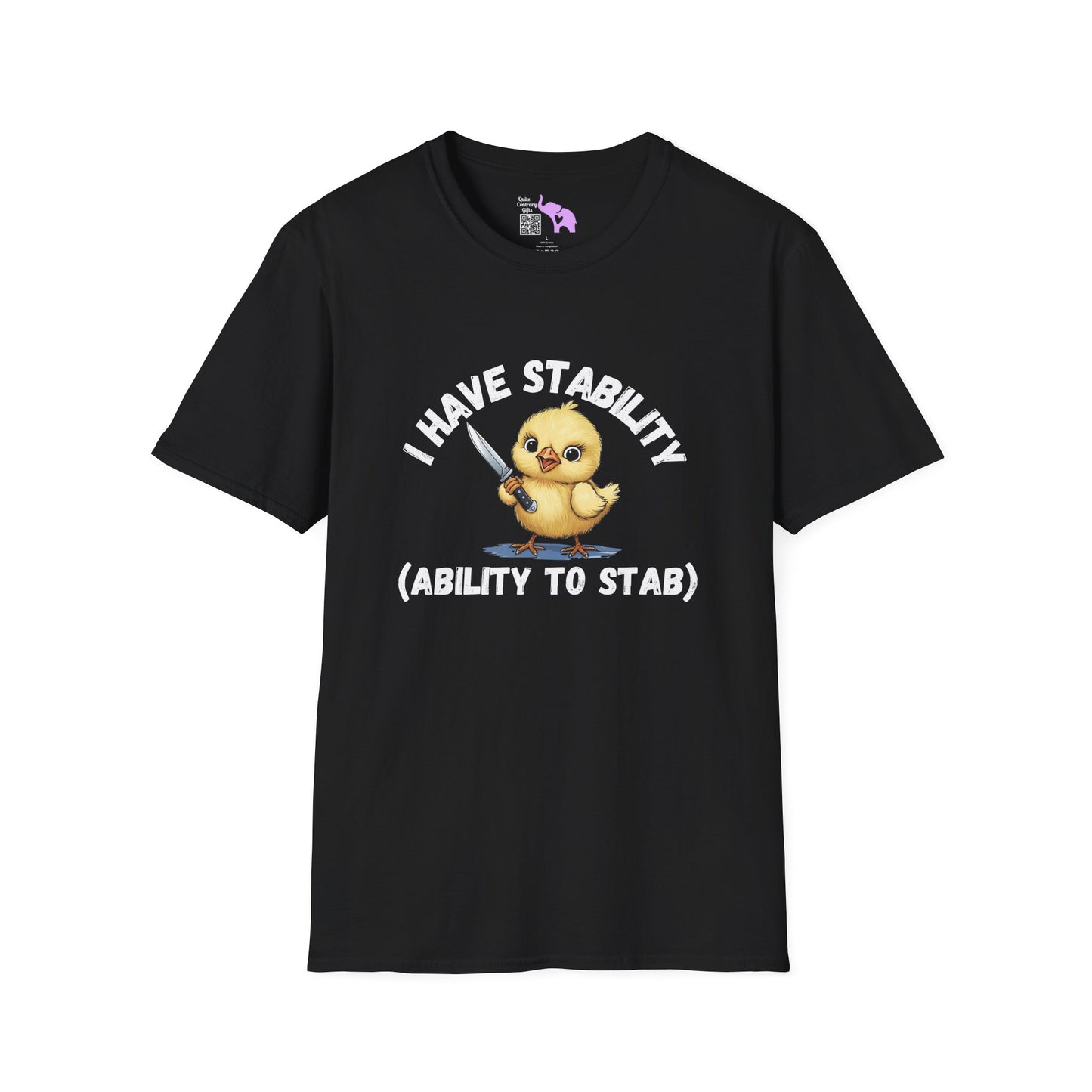 I Have Stability (Stab Ability) Adult T-shirt