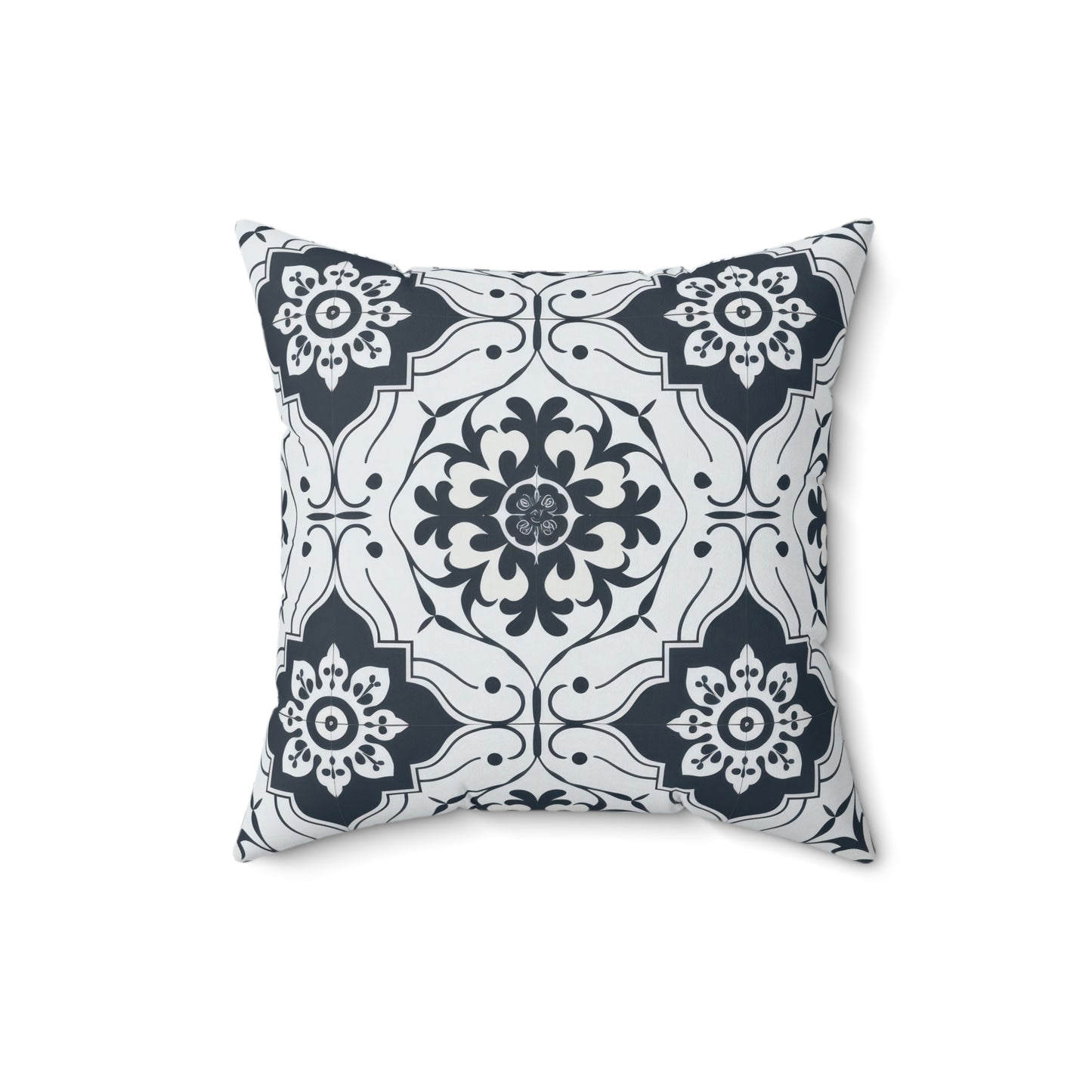 Lisbon Noir Throw Pillow