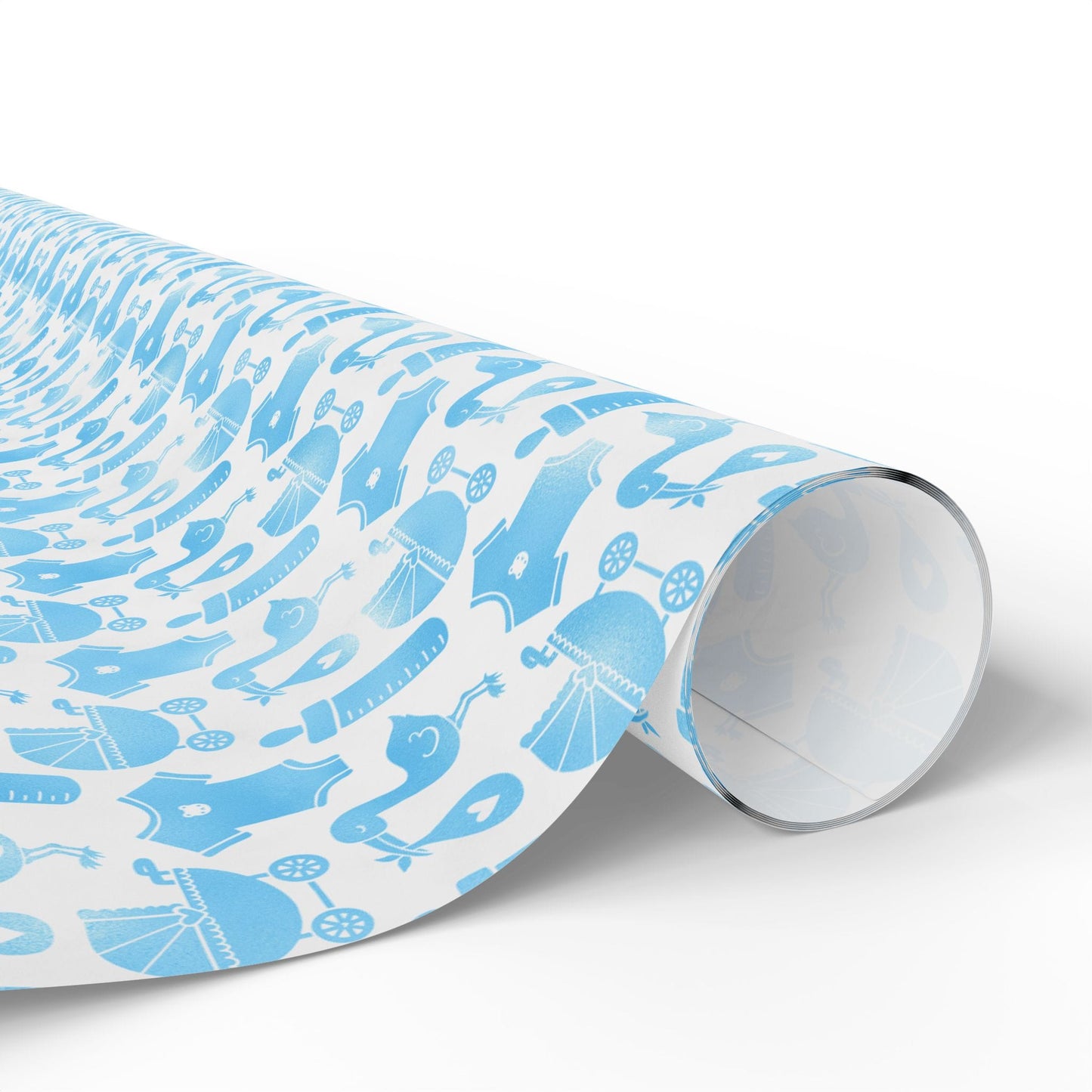 Baby Boy Keepsakes Wrapping Paper