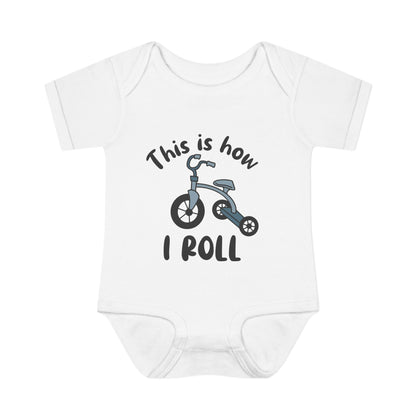 This is How I Roll (Tricycle) Baby Rib Bodysuit