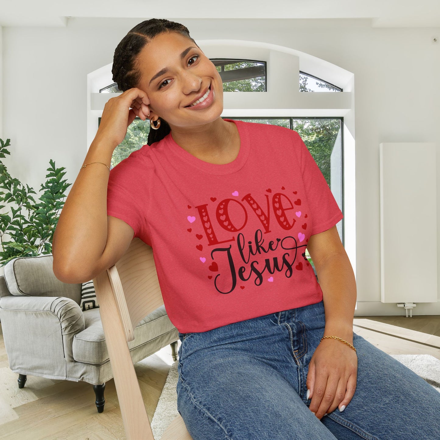 Love Like Jesus Adult T-shirt
