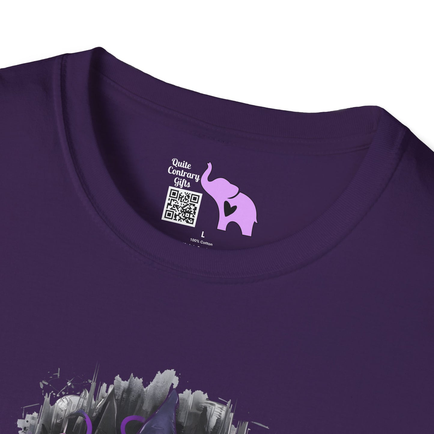 Halloween Stitch w/Purple Cauldron Adult T-shirt
