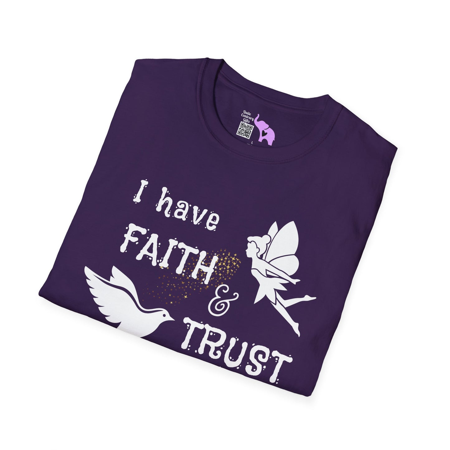 Faith Trust No PIxie Dust Adult T-shirt