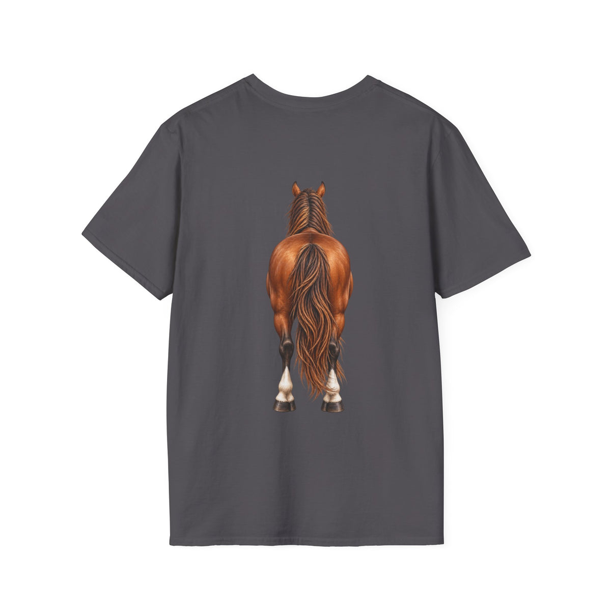 ""Front to Back Horse Lover Adult T-shirt