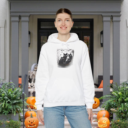 Black Cats Heavy Blend™ Hooded Sweatshirt