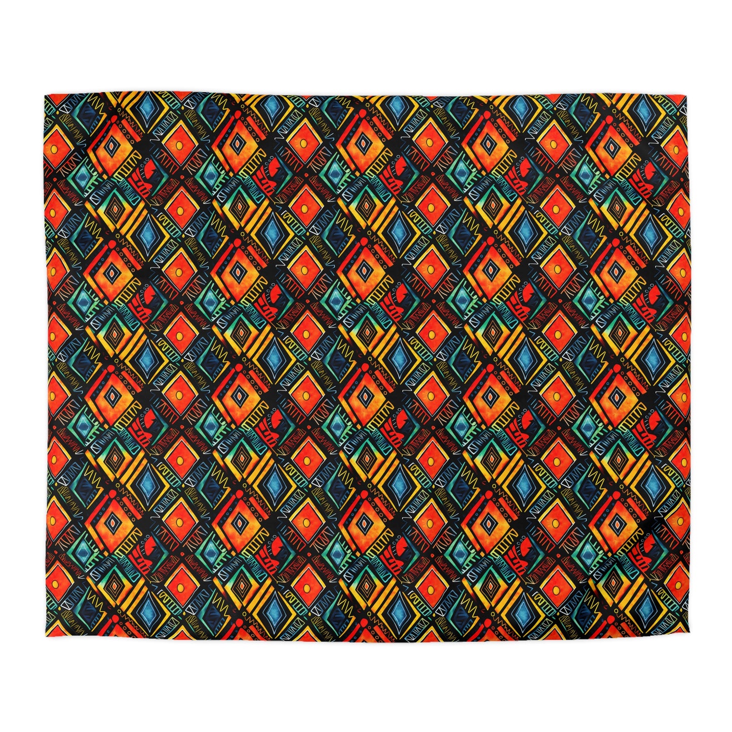Abundance Rhythm Microfiber Duvet Cover