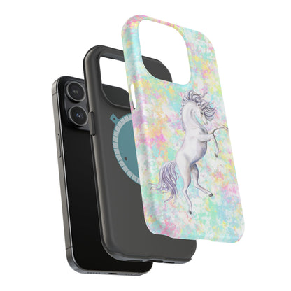 Pastel Pegasus MagSafe® Compatible Tough Case for iPhone