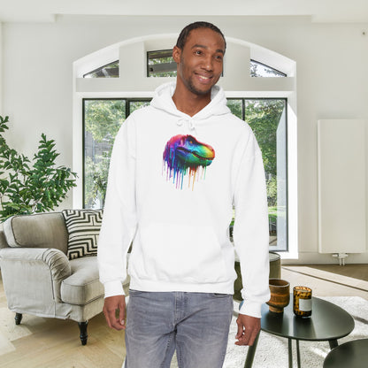 Colorful Dinosaur Heavy Blend™ Hooded Sweatshirt