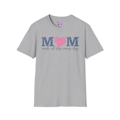 Mom Mode All Day Everyday Adult T-shirt