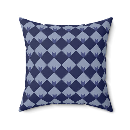 Diamond Bloom-Navy & Periwinkle Basic Bedding Set