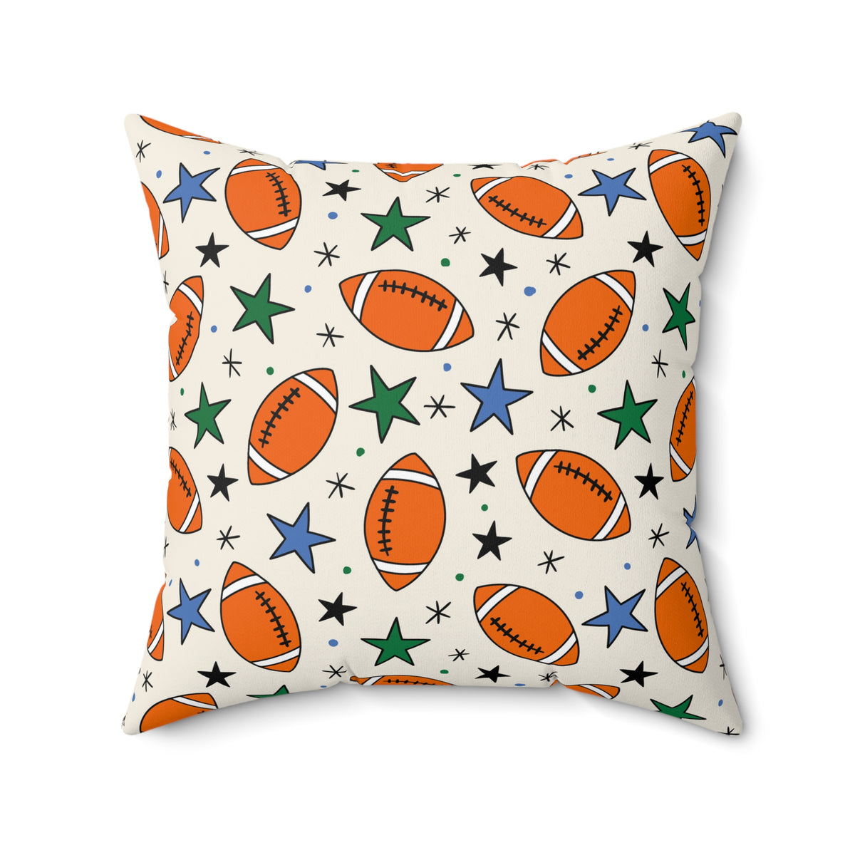 Touchdown Stars Throw Pillow