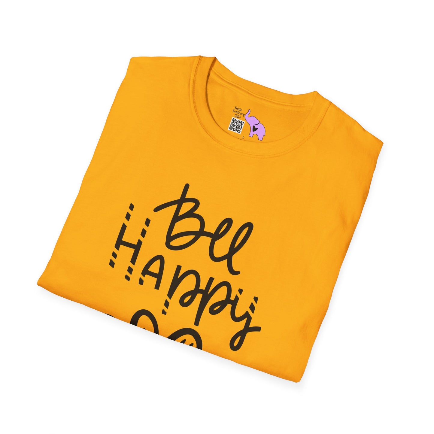 Bee Happy Adult T-shirt