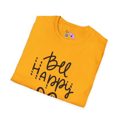Bee Happy Adult T-shirt