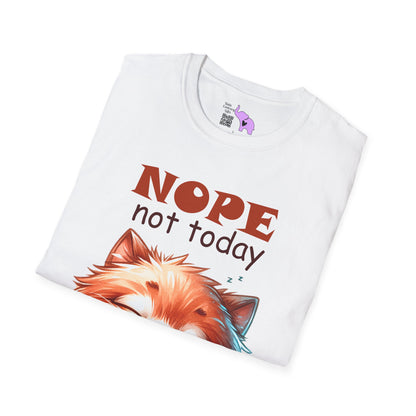 Nope Not Today; Not Tomorrow Either (Cat) Adult T-shirt