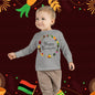 Happy Kwanzaa Wreath Toddler Long Sleeve Tee