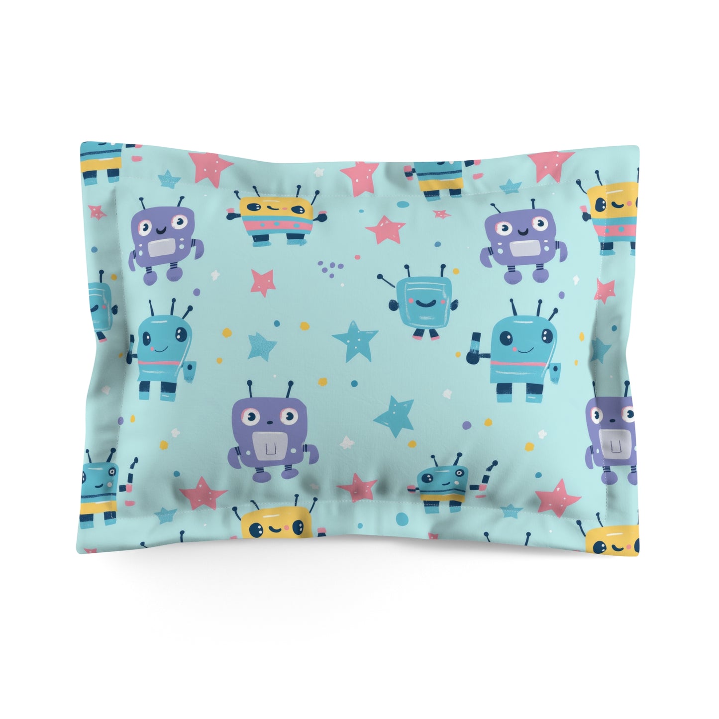 Robo Galaxy Giggles Microfiber Pillow Sham