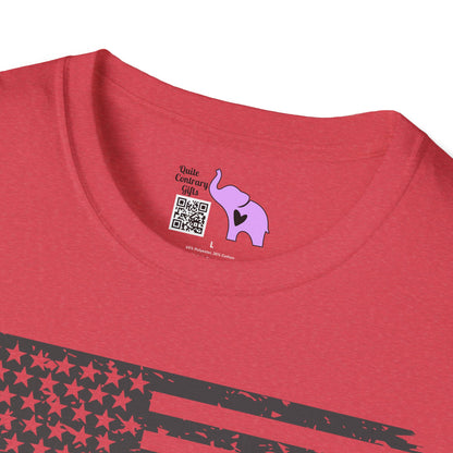 Best Dad Ever (Flag) Adult T-shirt