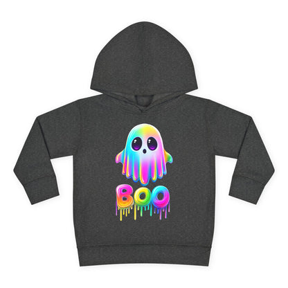 Neon Ghostly Boo Toddler Hoodie