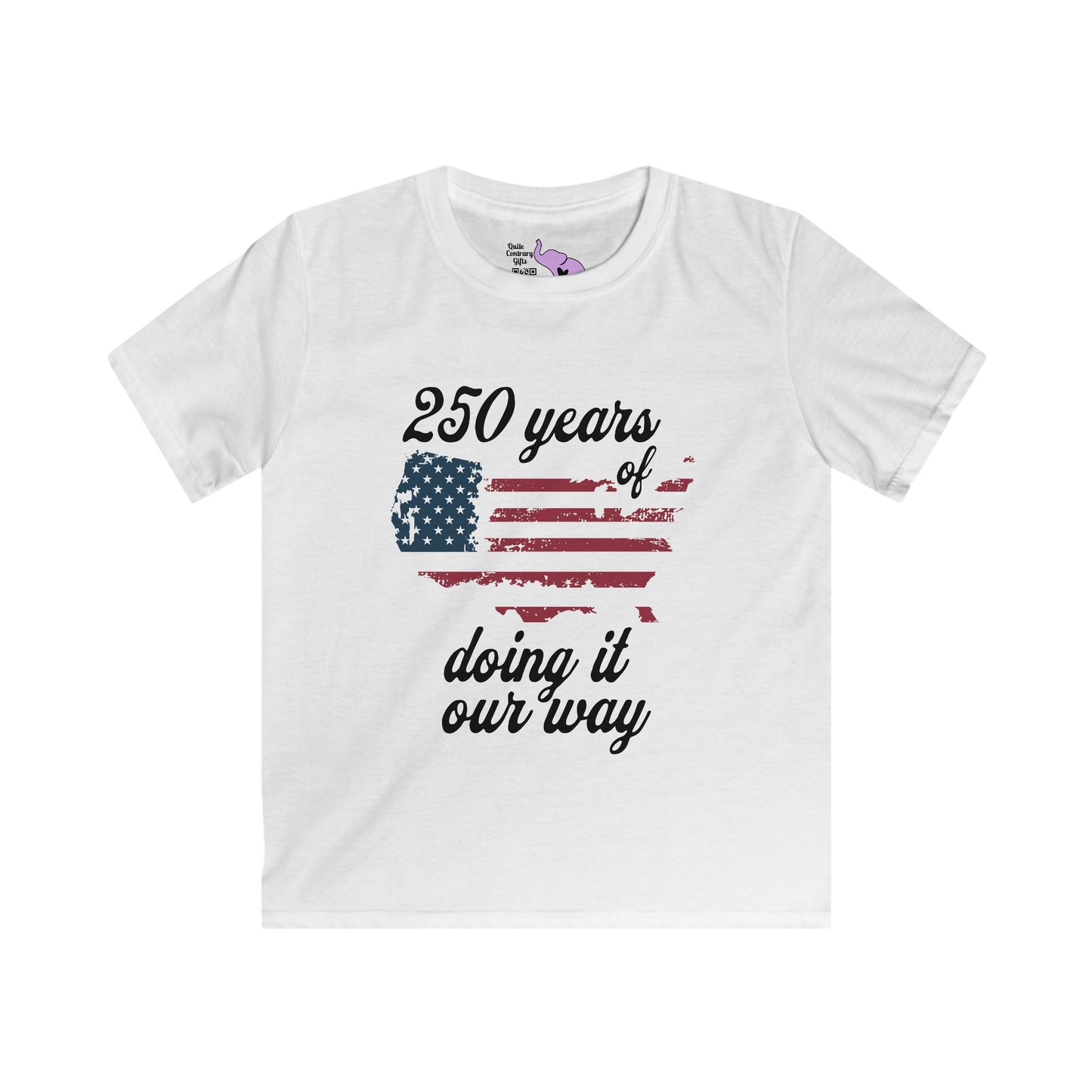 250 Years of Doing It Our Way Youth Softstyle Tee