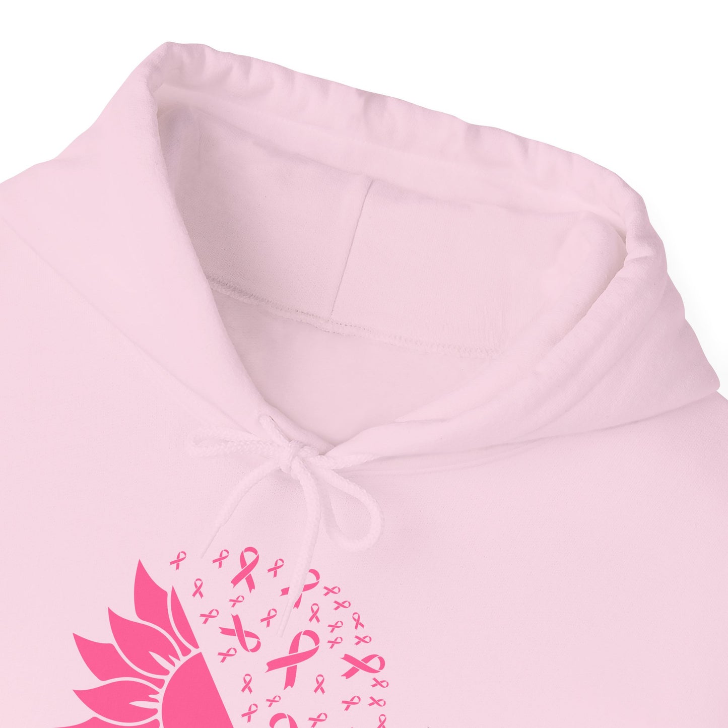 Sunflower & Butterflies Breast Cancer Awareness Adult Heavy Blend™ Hoodie