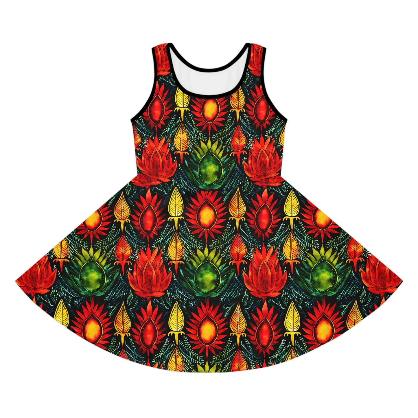 Joyful Burst Girls' Sleeveless Sundress