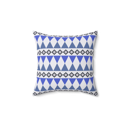 Sapphire Cairn Stripes Throw Pillow