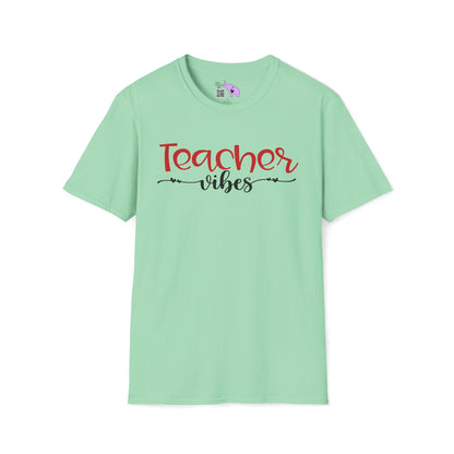 Teacher Vibes Adult T-shirt