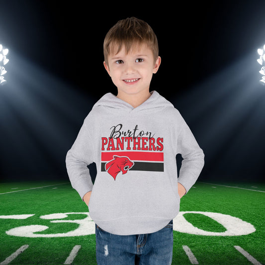 Burton Panthers w/Mascot & Stripes Toddler Hoodie