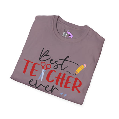 Best Teacher Ever Adult T-shirt