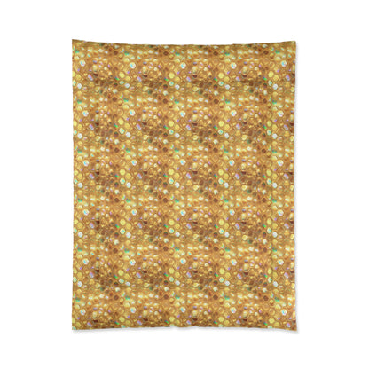 Golden Prism Grid Comforter