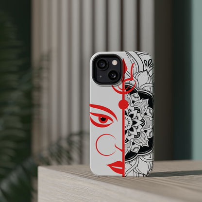 Goddess Durga Mata w/Manala MagSafe® Compatible Tough Case for iPhone