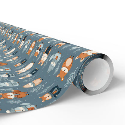 Yuletide Bears Wrapping Paper