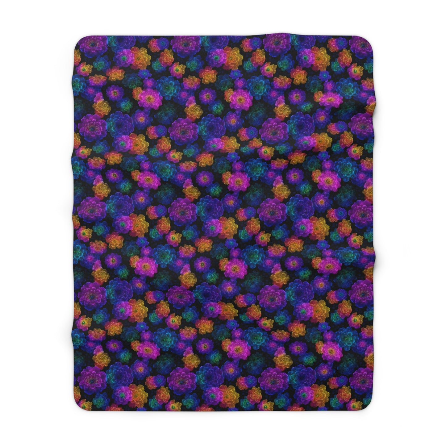 Luminous Carnations Fleece Blanket