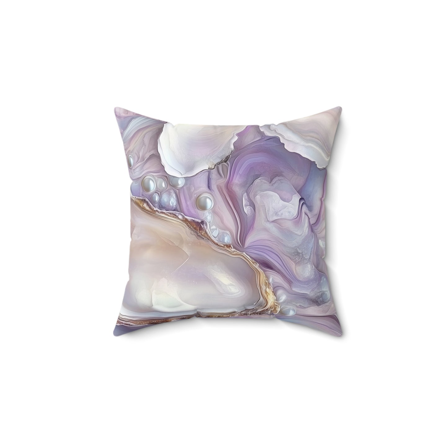 Purple Opalescent Dreams Throw Pillow