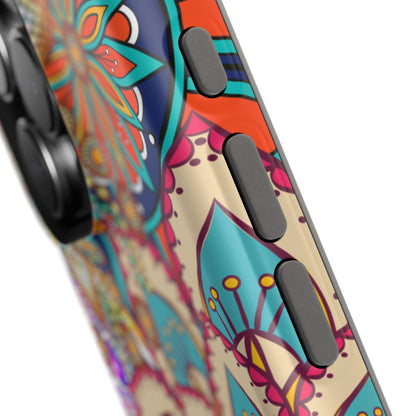 Colorful Mandala MagSafe® Compatible Tough Case for iPhone