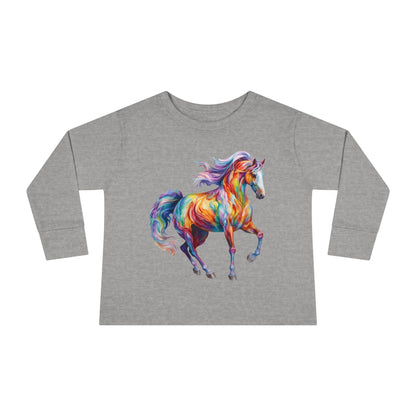 Dreamscape Stallion Toddler Long Sleeve Tee