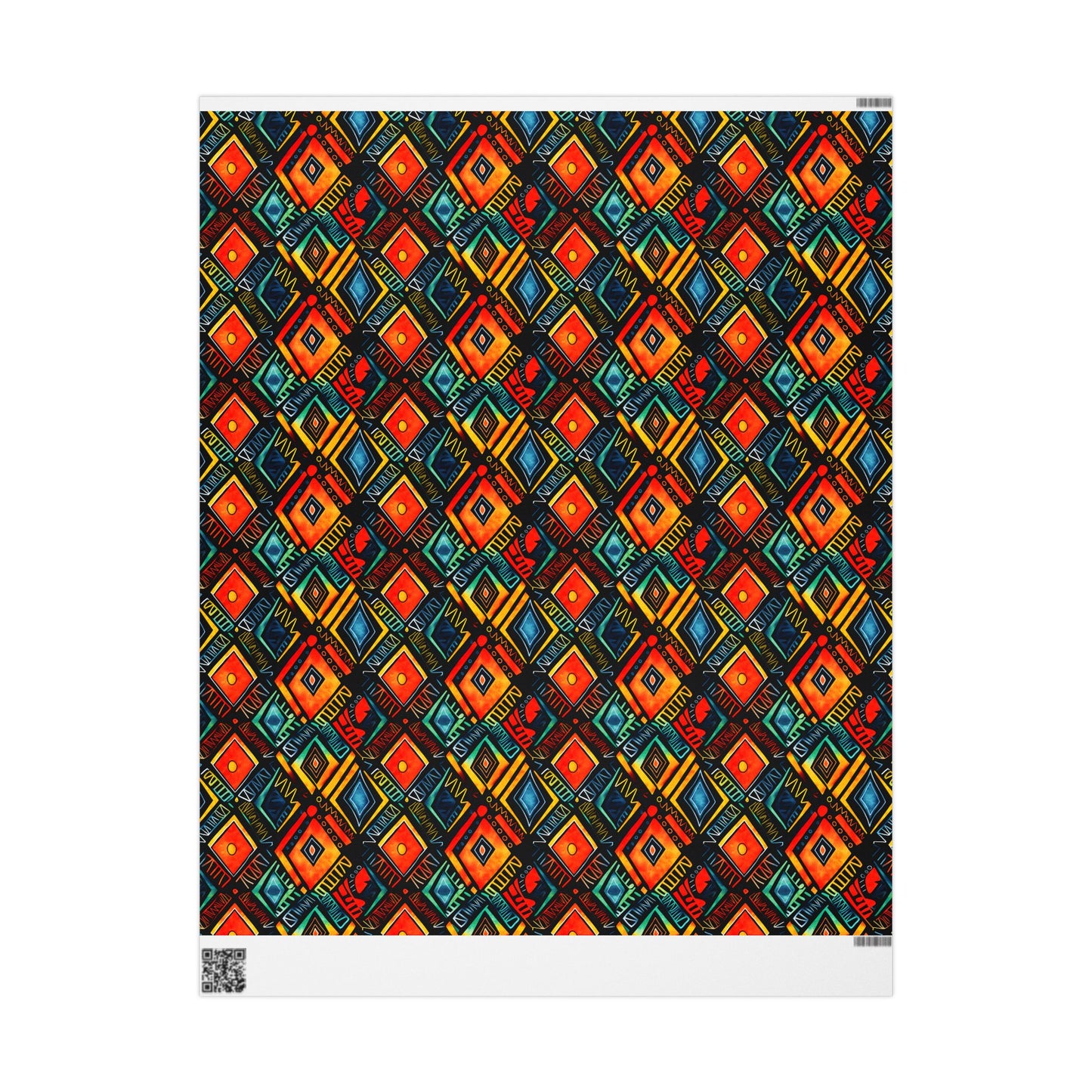 Abundance Rhythm Kwanzaa Wrapping Paper