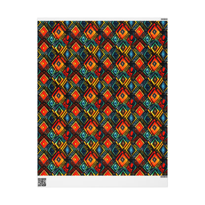 Abundance Rhythm Kwanzaa Wrapping Paper